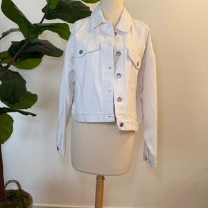 Altar'd State White Jean Jacket